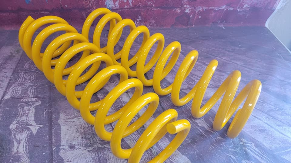 Springs Done in RAL 1018 | Prismatic Powders