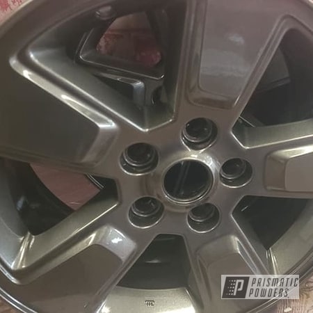 Powder Coating: Wheels,19" Wheels,Clear Vision PPS-2974,Rims,Aluminum Rims,Kingsport Grey PMB-5027,19" Aluminum Rims,Automotive Wheels,Aluminum Wheels