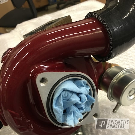 Powder Coating: Turbo Parts,Illusion Cherry PMB-6905,Clear Vision PPS-2974,Automotive