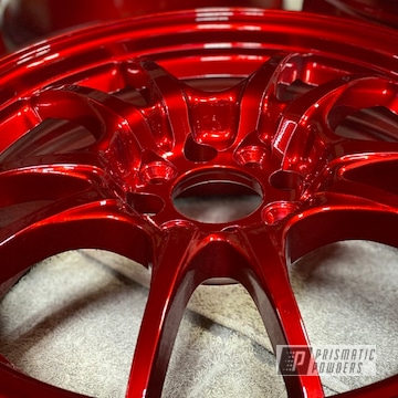 Powder Coated Wheels In Pps-2974 And Ups-1506