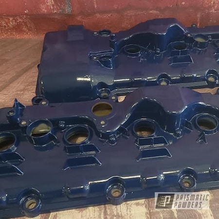 Powder Coating: RAL 5003 Sapphire Blue,Auto Parts,Valve Cover,Automotive Parts,Engine Parts,Automotive