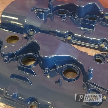 Powder Coated Valve Covers In Ral 5003