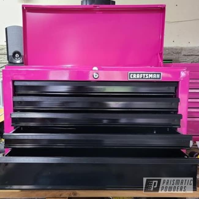 Tool Box Coated with Passion Pink