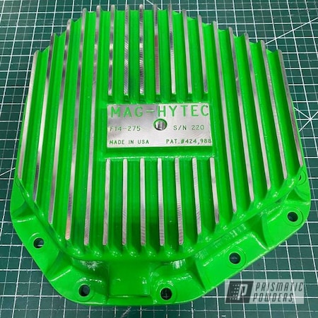 Powder Coating: Racer Green PSS-4531,Differential Cover,Automotive