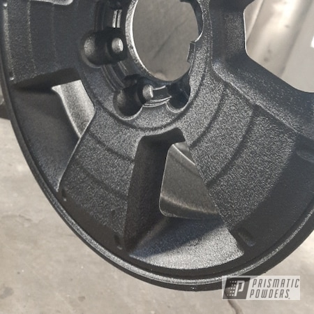 Powder Coating: Wheels,Rims,Aluminum Rims,Desert Charcoal Wrinkle PWB-2767