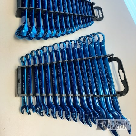 Powder Coating: Transparent Blue PPS-5140,Tools,Wrench,Wrenches