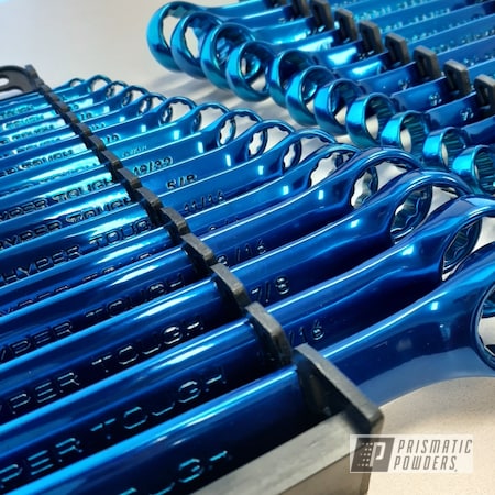 Powder Coating: Tools,Wrench,Wrenches,Transparent Blue PPS-5140