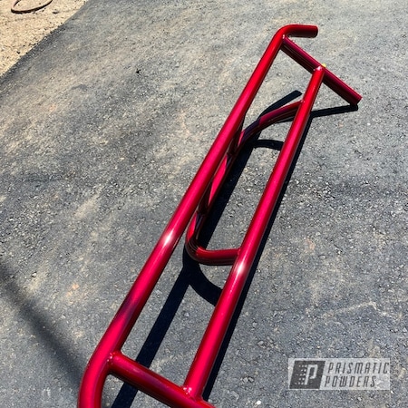 Powder Coating: 2 Stage Application,Illusion Cherry PMB-6905,Clear Vision PPS-2974