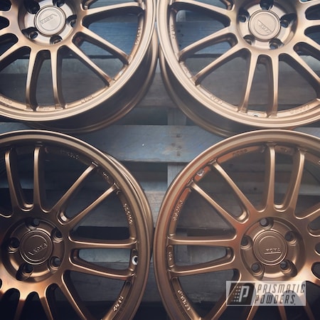 Powder Coating: Koya Wheels,Highland Bronze PMB-5860,Rims,Automotive,Solid Tone,Wheels