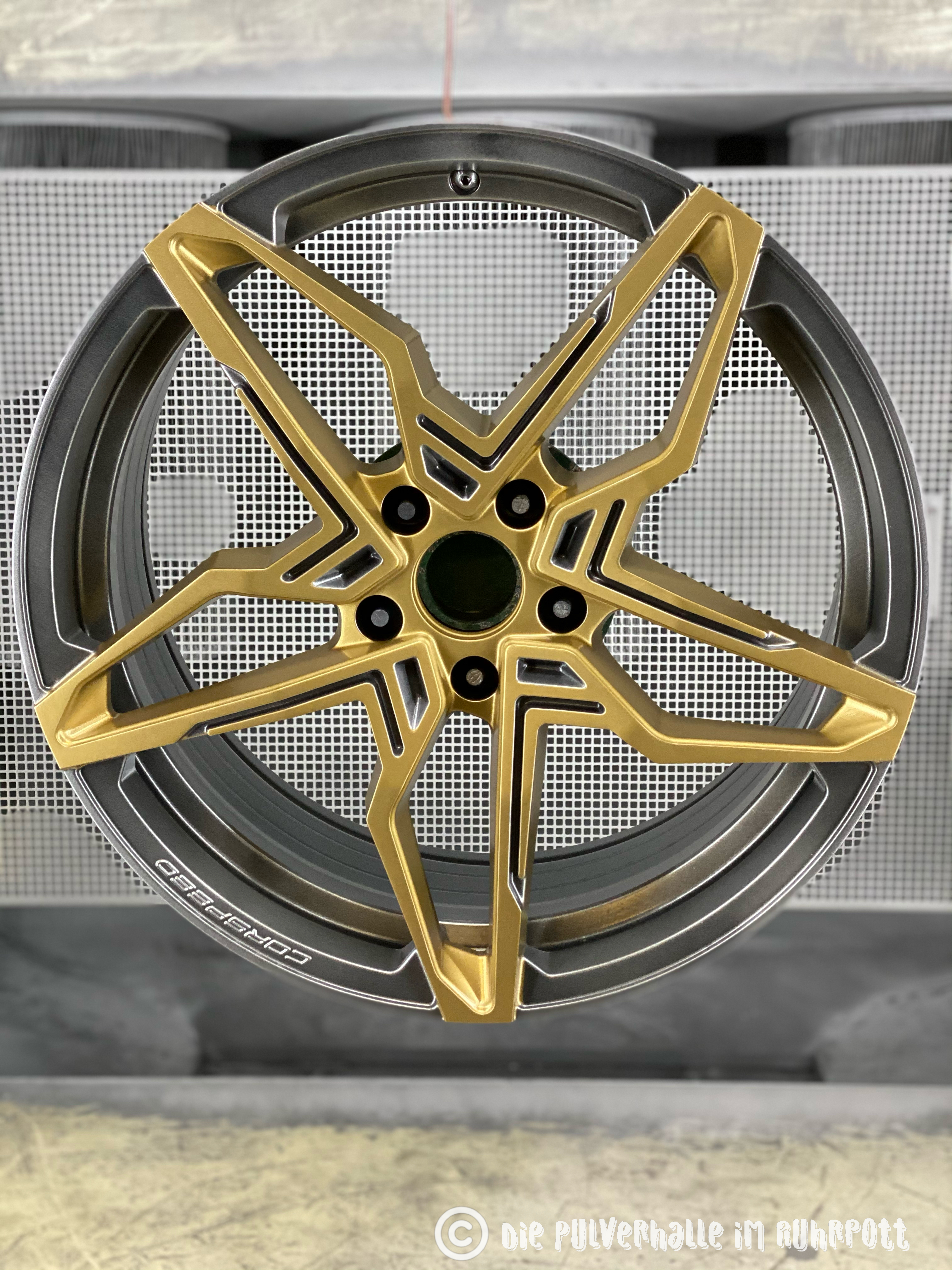 Two Tone Wheels Finished with Clear Vision, Speedway Grey and Prismatic ...