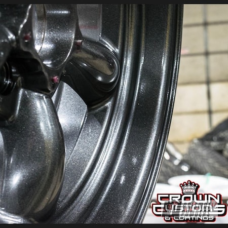 Powder Coating: Wheels,Automotive,Rims,Cadillac Grey PMB-6377