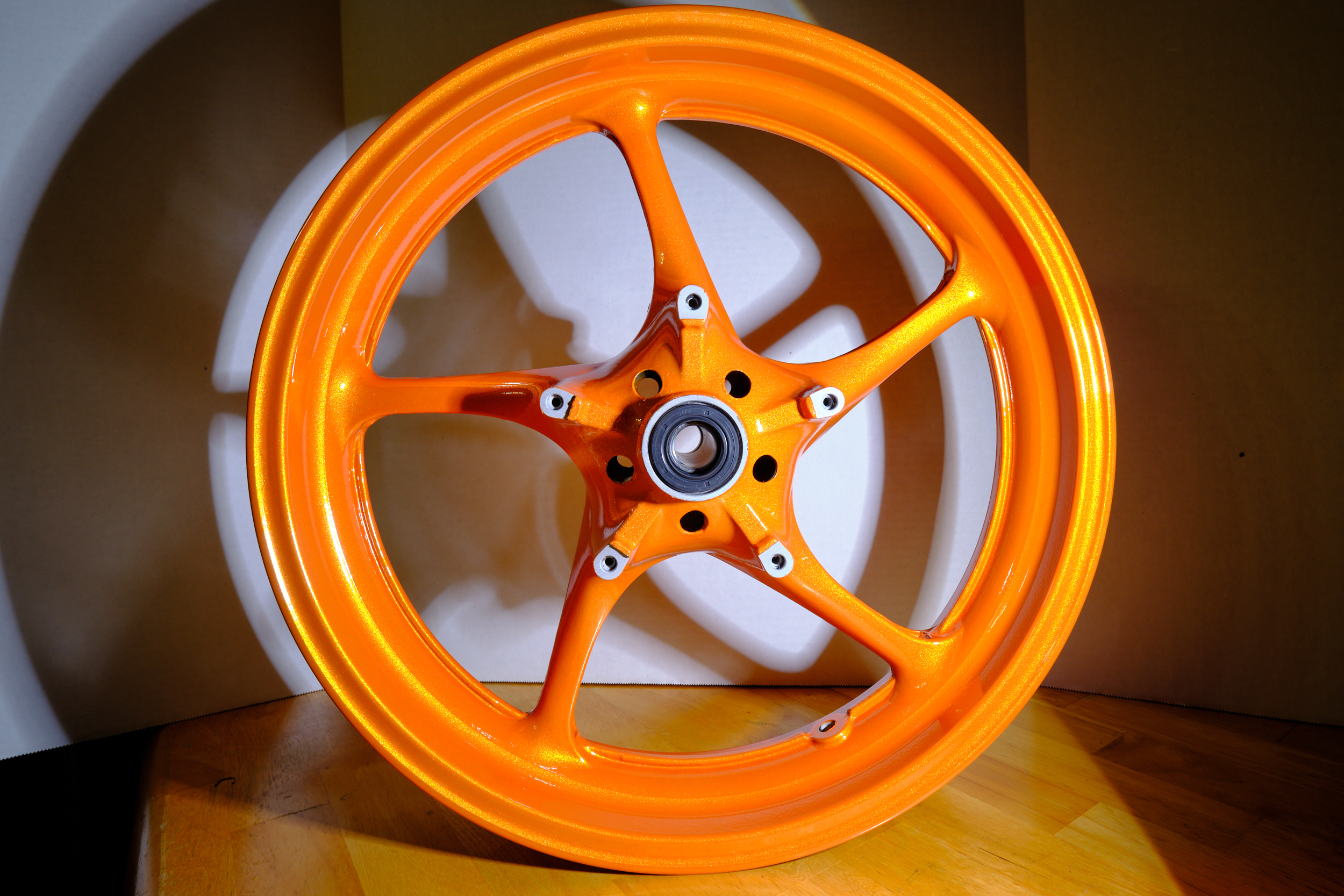 R6 Rims Yamaha Rims Finished in Illusion Orange and Clear Vision | Prismatic ...