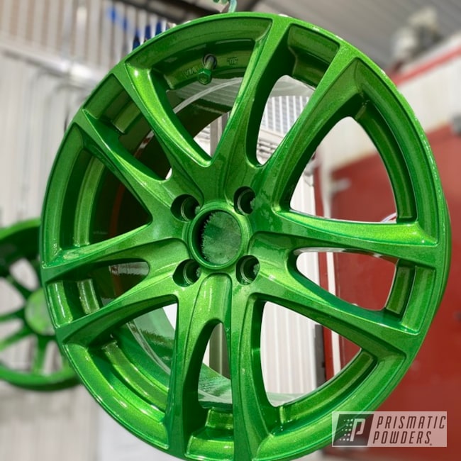 Powder Coated Wheels In Pps-2974 And Pmb-7025