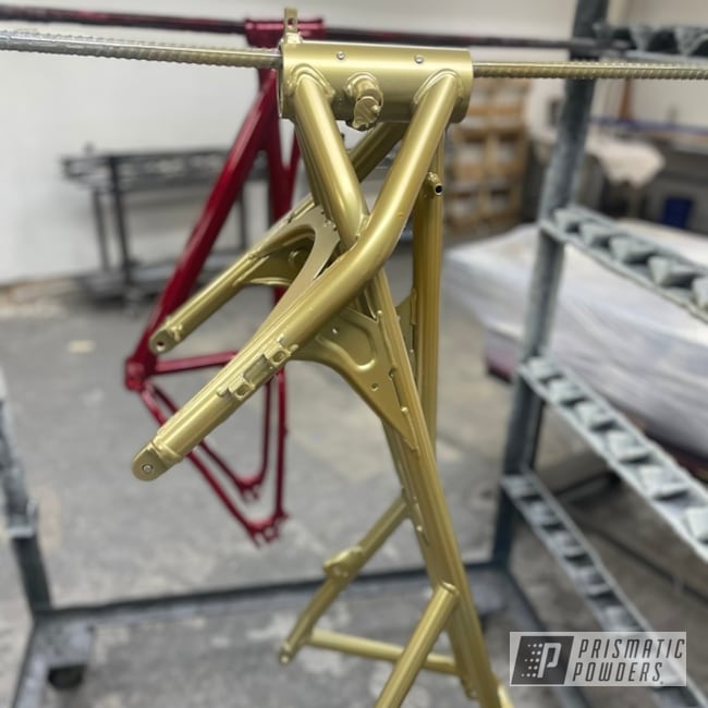 Powder Coated Motorcycle Frame In Ppb-6404