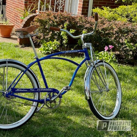 Powder Coating: Schwinn Frame,Bicycles,Bike Frame,Schwinn Bike,LOLLYPOP BLUE UPS-2502,Bicycle Frame