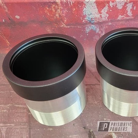 Powder Coating: STERLING BLACK UMB-1204,Automotive Parts,Cup Holders,Automotive,Custom Machined
