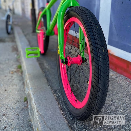 Powder Coating: Bicycles,Clear Vision PPS-2974,Custom Bicycle,BMX Bike,Bike,Custom BMX bike,Targa Green PSB-5790,Sassy PSS-3063,BMX