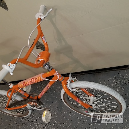 Powder Coating: Bicycles,New Tucker Orange PMB-4209,1986 Schwinn Predator Free Form Z