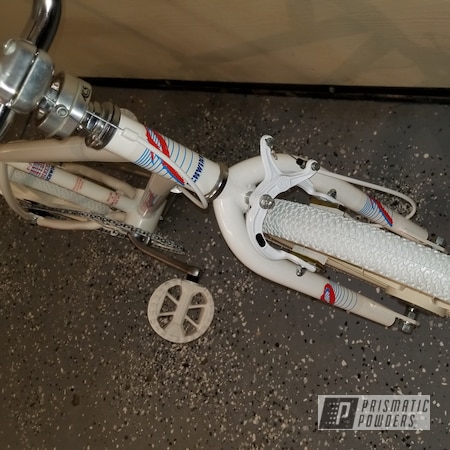 Powder Coating: 1986 Schwinn Predator Free Form EX,Pearl White PMB-4364,Bicycles
