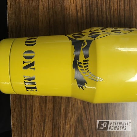 Powder Coating: gadsden flag,Custom Tumbler Cup,Ozark Trail,Clear Vision PPS-2974,snake,Mellow Yellow PMB-0621,don't tread on me