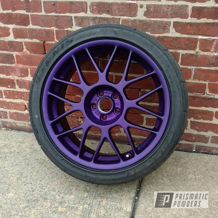 Powder Coating: Casper Clear PPS-4005,Illusion Purple PSB-4629,Custom Wheels,Wheels