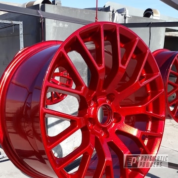 Powder Coated Wheels In Hss-2345 And Upb-5019