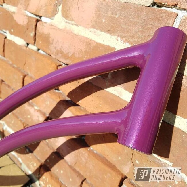 Clear Vision Over Wild Purple On Bike Frame