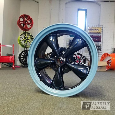 Powder Coating: Wheels,Clear Vision PPS-2974,Hollywood Blue PMB-1966,Two Tone Wheels,Misty Midnight PMB-4239