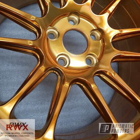 Powder Coating: Kiki Design,Transparent Gold PPS-5139,Rims,Cosmis Racing,Automotive,Cosmis Racing Wheels,powder coated,Wheels,Gold,powder coating,Single Powder Application,17" Wheels,Custom Wheels,XT-206R