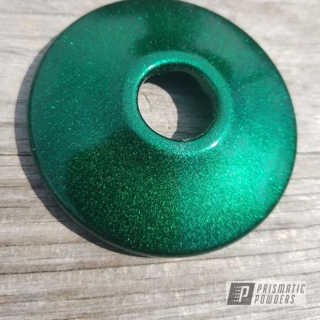 Powder Coating: Two Stage Application,Ultra Illusion Green PMB-5346,Rancher Green PPB-6935,Miscellaneous,Layered Colors