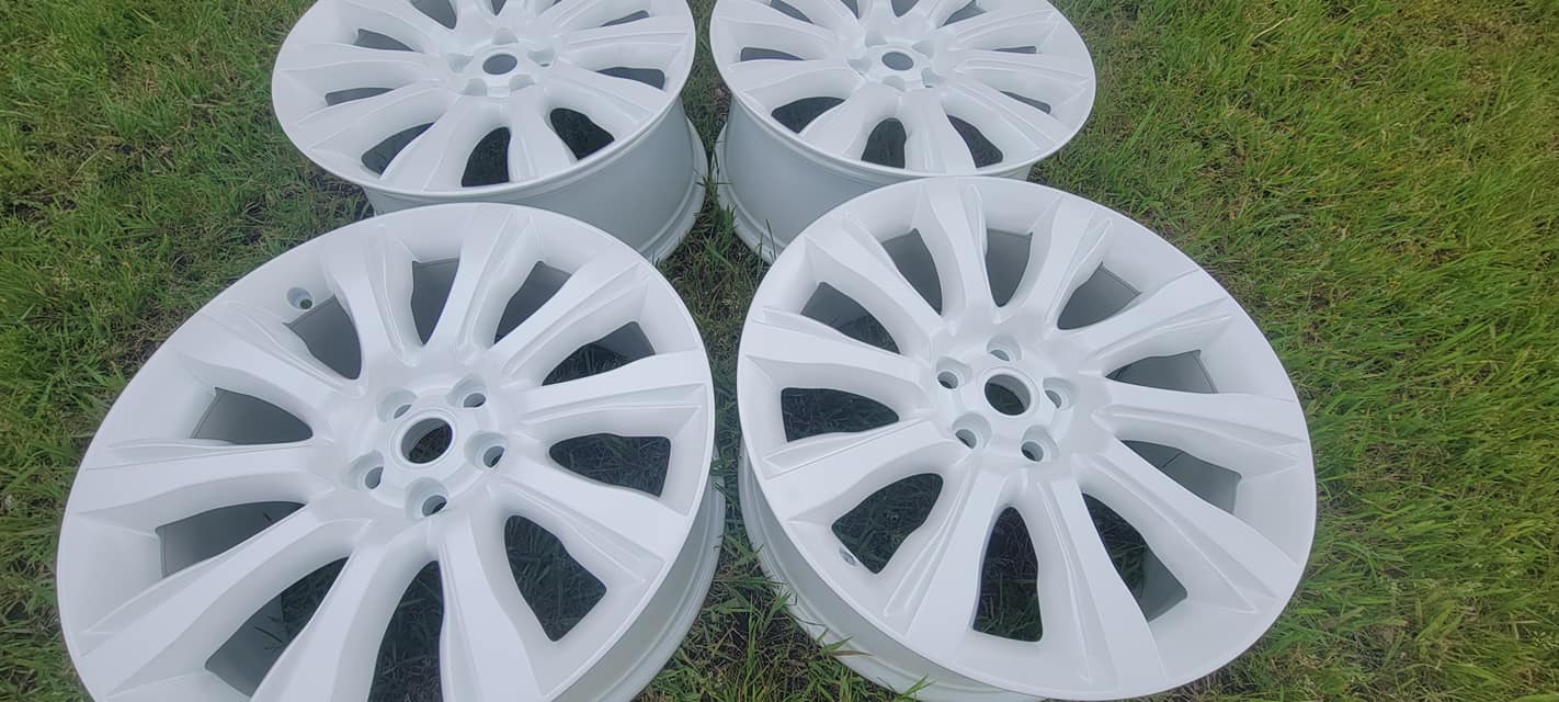 Steel Pearl Rims Rims Finished with Pearl Sparkle | Prismatic Powders
