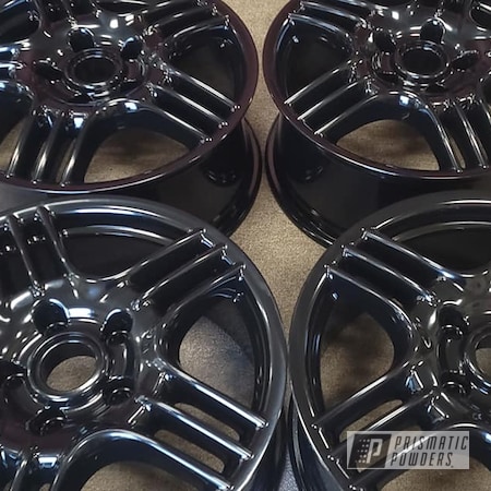 Powder Coating: Wheels,Rims,Porsche Rims,Ink Black PSS-0106,Aluminum Rims,18" Aluminum Rims,Automotive Rims,Automotive Wheels