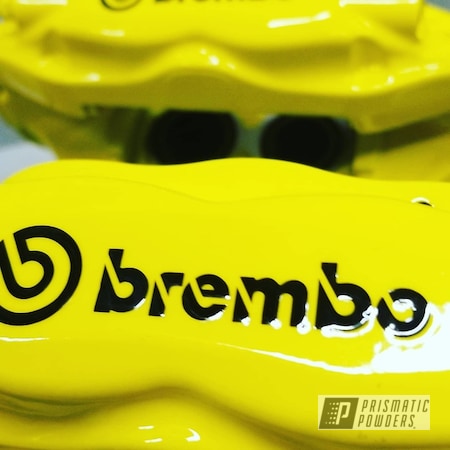 Powder Coating: Calipers,brembos,Brembo Calipers,Brembo,Brake Calipers,Brembo Brake Calipers,Hot Yellow PSS-1623,Cadillac