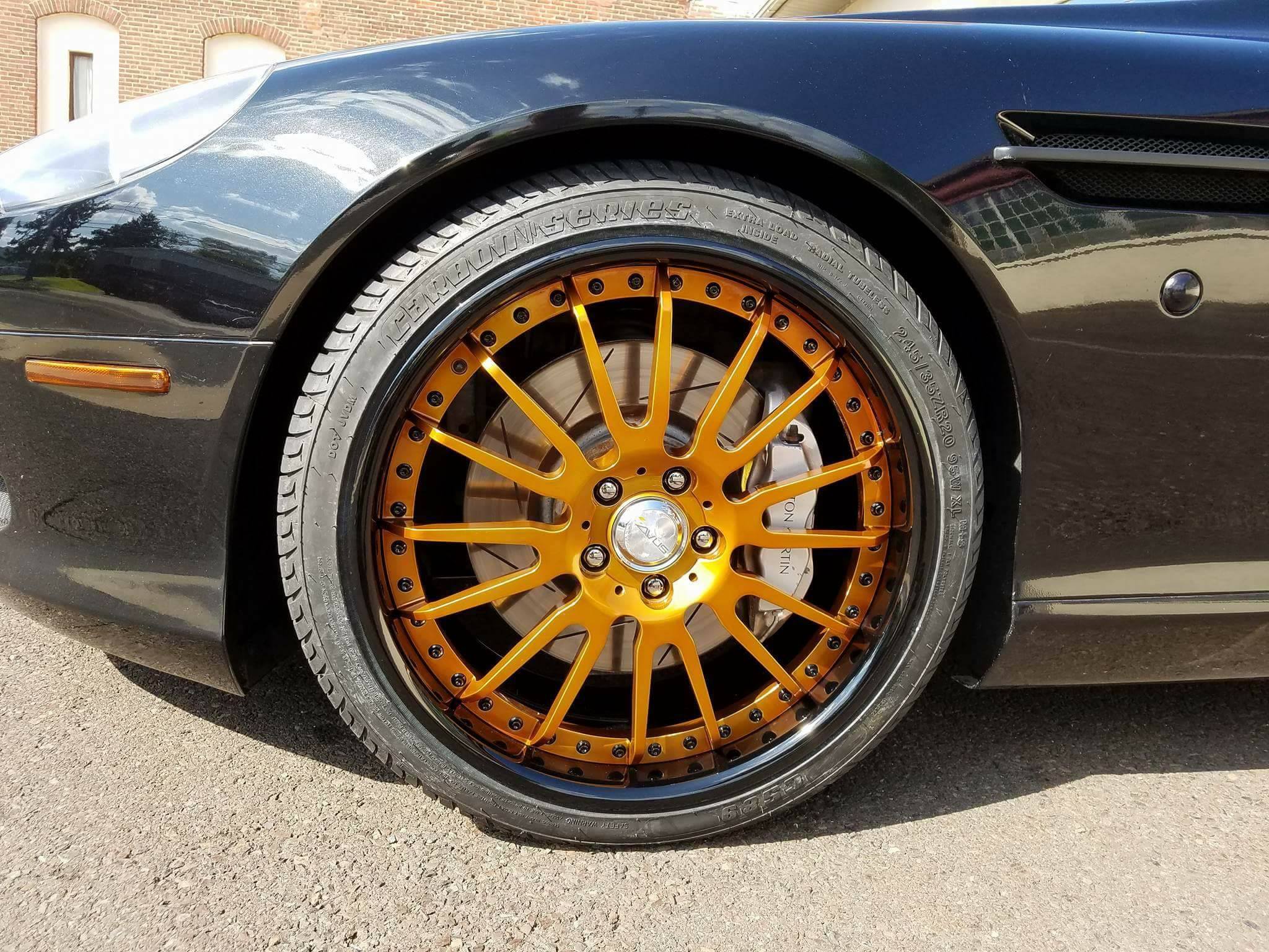 Transparent Gold, Super Chrome and Ink Black on Custom Automotive ...