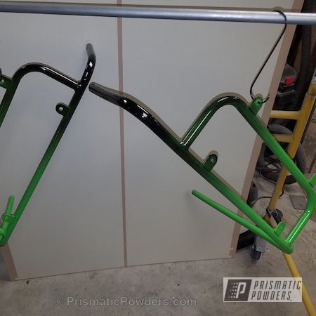 Powder Coating: Clear Vision PPS-2974,Ink Black PSS-0106,Off-Road,Fade,Myers Racing Go-Cart,Kiwi Green PSS-5666