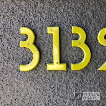 Powder Coated House Numbers In Psb-6798