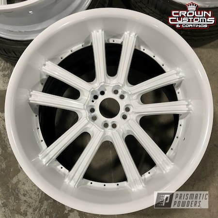 Powder Coating: Wheels,Pearlized White II PMB-4244