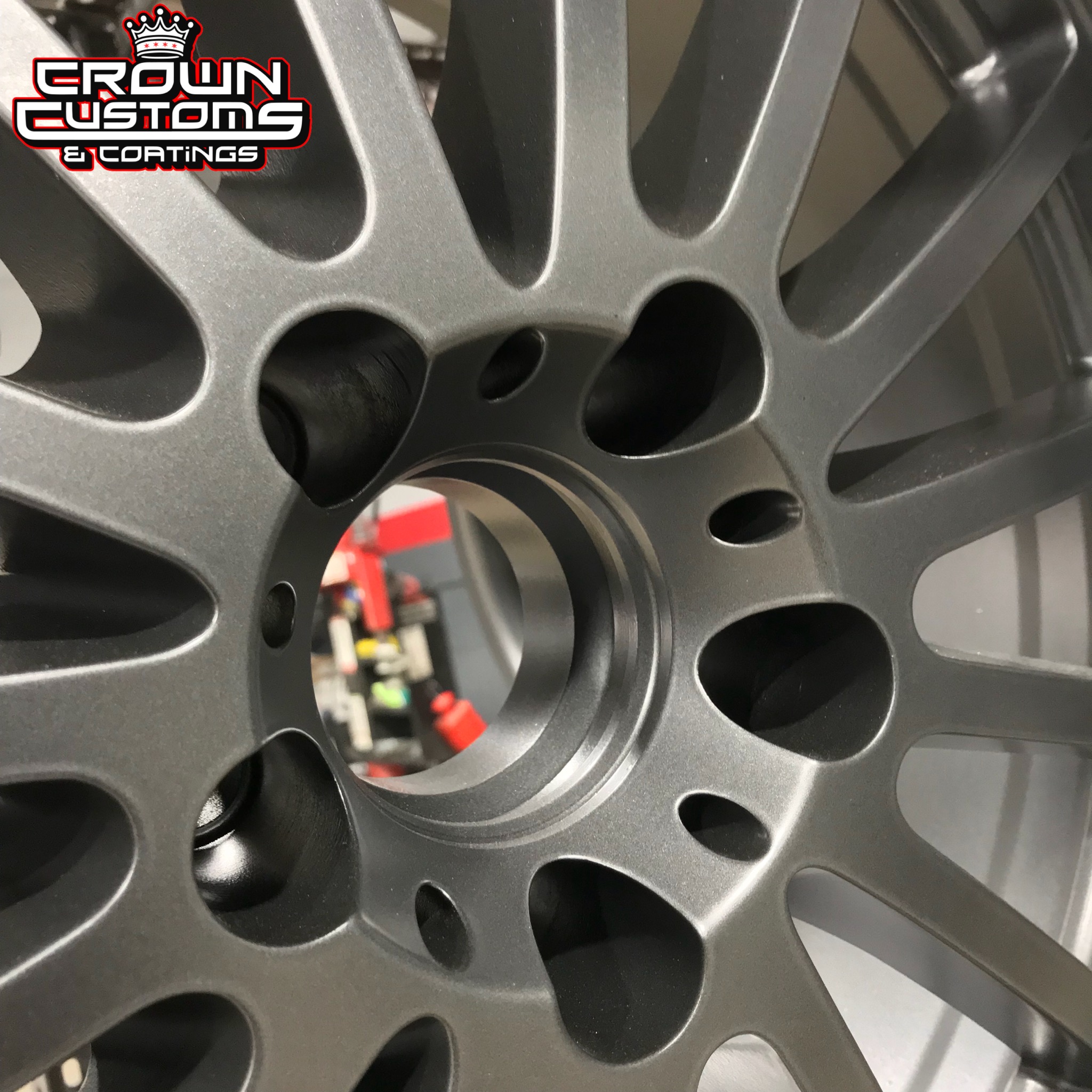 Evo Grey on Custom Wheels | Gallery Project | Prismatic Powders