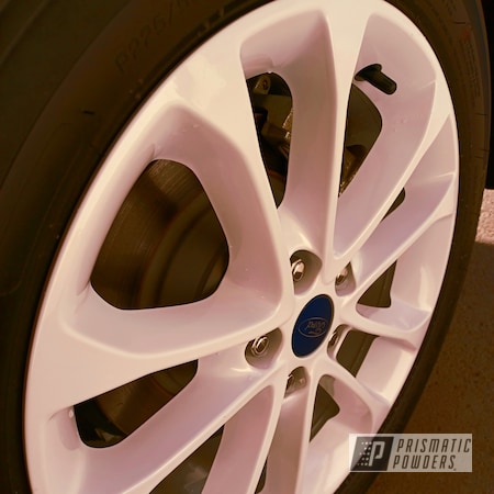 Powder Coating: Wheels,Automotive,Rims,17" Aluminum Rims,East Side Pearl Red PMB-5903,Ford,Aluminum Wheels