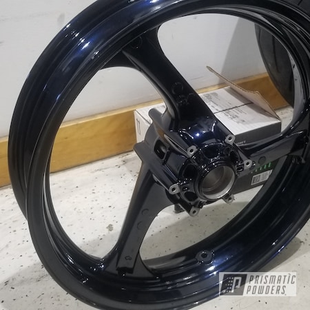 Powder Coating: Wheels,Motorcycle Rims,Rims,17" Wheels,Blue,Motorcycle Wheels,Midnight Metallic PMB-10066,CBR1000RR