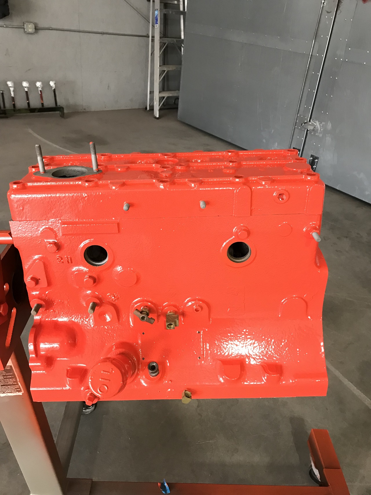 Chevy Orange on Engine Block | Gallery Project | Prismatic Powders