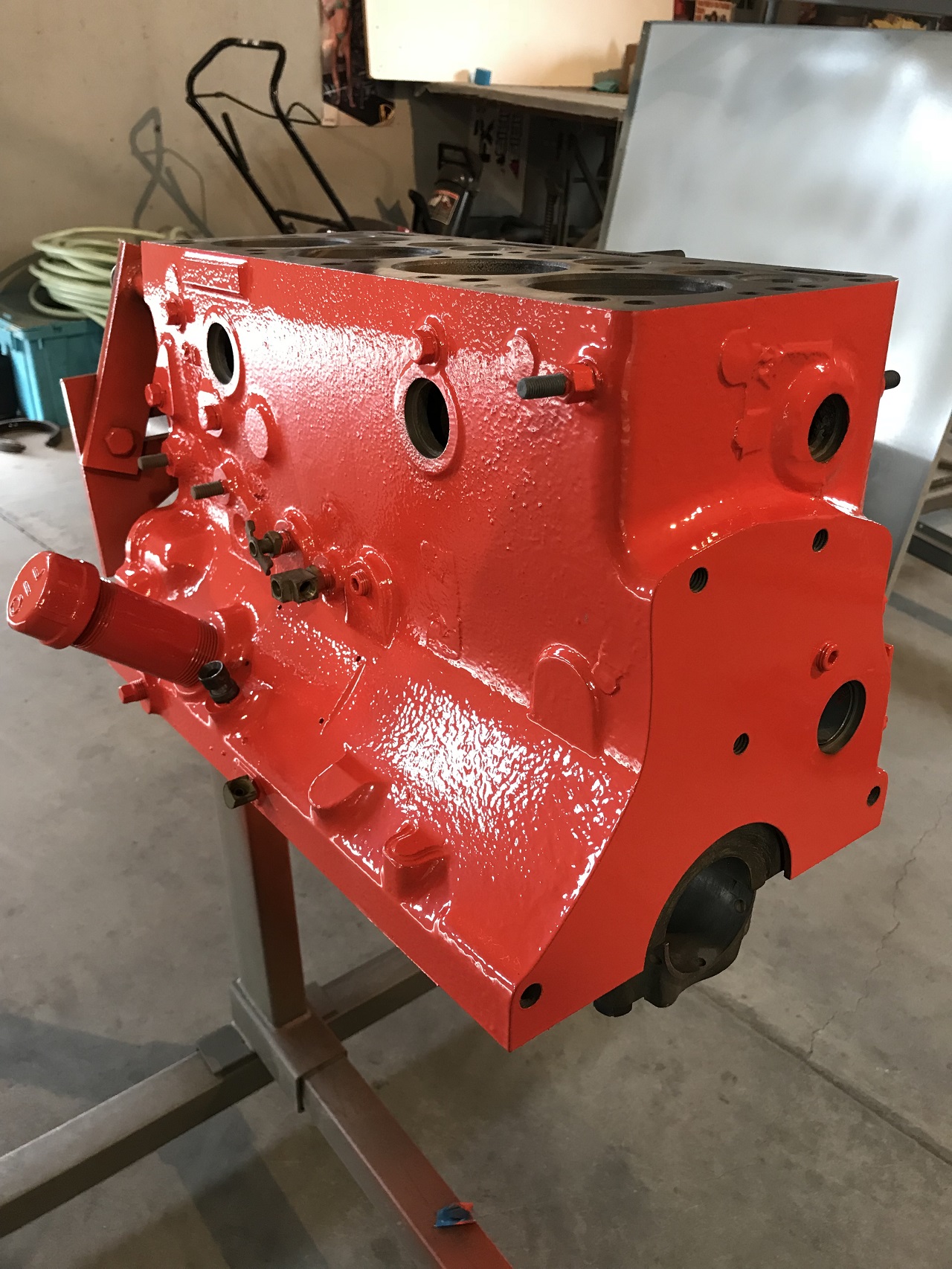 Chevy Orange on Engine Block | Gallery Project | Prismatic Powders