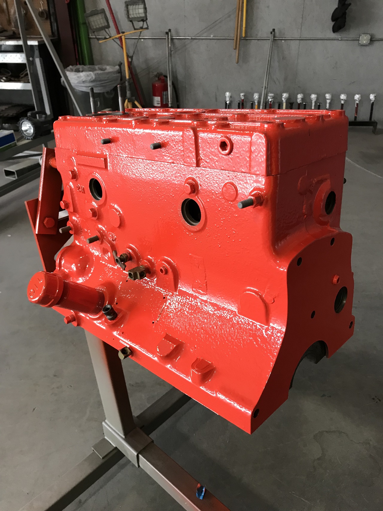 Chevy Orange on Engine Block | Gallery Project | Prismatic Powders