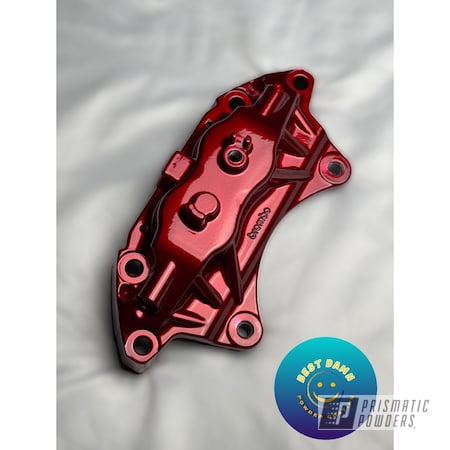 Powder Coating: Brembo Caliper,Soft Red Candy PPS-2888,Automotive,Calipers,Brake Calipers