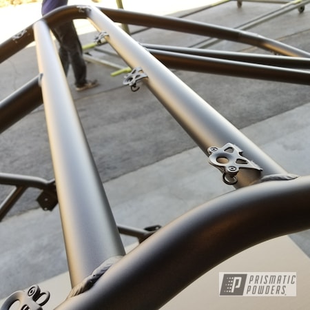 Powder Coating: Roll Cages,Bronze Chrome PMB-4124,Casper Clear PPS-4005,ROLL CAGE TWO COAT