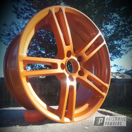 Powder Coating: Wheels,Custom Wheels,Aluminum Wheel,Rims,Burnt Copper PMB-8013,18" Aluminum Rims,Kia,KIA Stinger