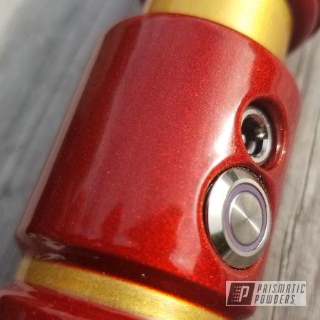 Powder Coating: Illusion Orange Cherry PMB-5509,Golden Brass II PPB-4507,Aluminum,Lightsaber