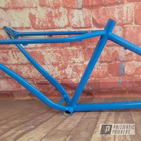 Powder Coating: Bike,Bicycle,Bike Frame,RAL 5015 Sky Blue,Bicycle Frame