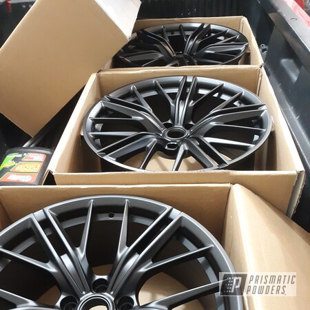 Powder Coating: Wheels,20" Wheels,Rims,Flatter Black ESS-4441,ZL1,Chevy,Camaro