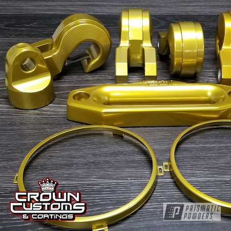 Powder Coating: Illusion Gold PMB-10045,Clear Vision PPS-2974,parts,Miscellaneous